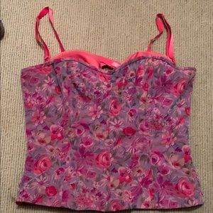 VS Floral corset